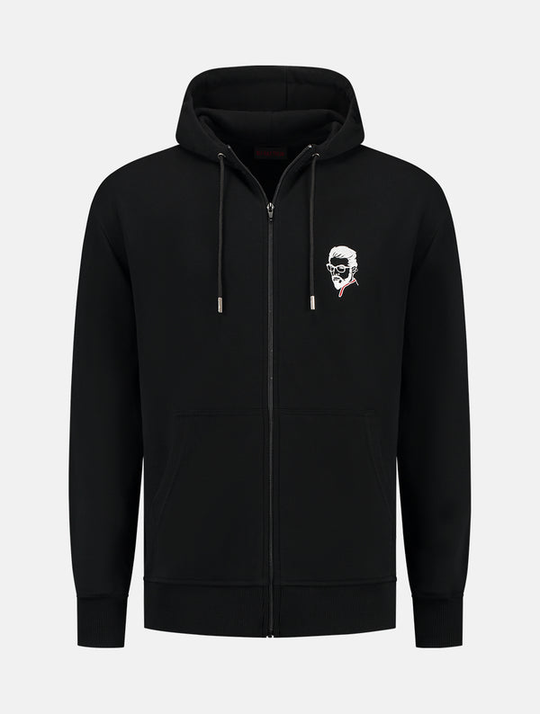ZIP VEST BLACK
